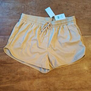 NWT Seven for All Mankind Vegan Leather Shorts Butter Soft Elastic Waist XL